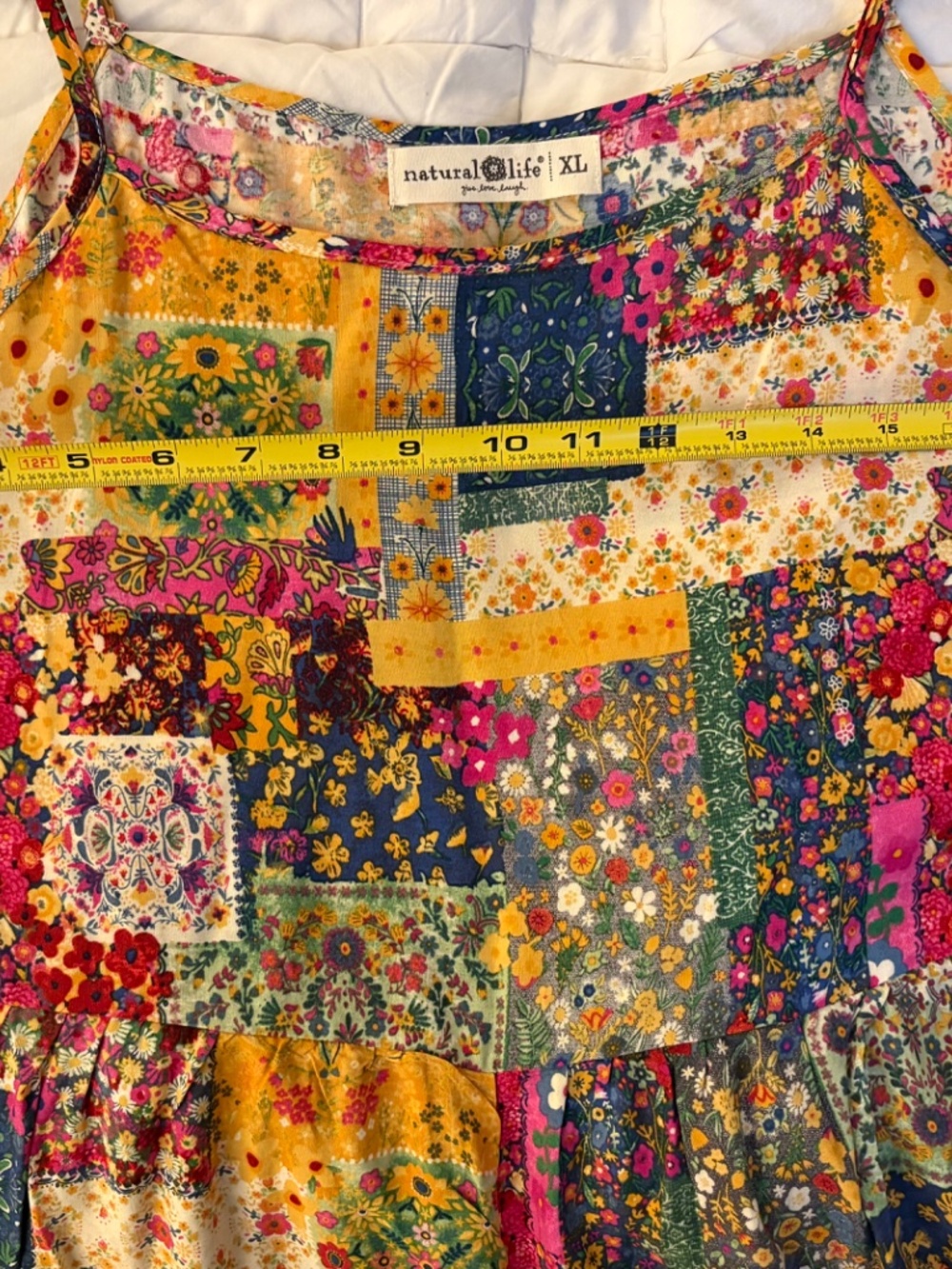 Natural Life® Patchwork Jumpsuit Sz XL - Picture 6 of 6